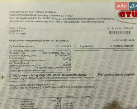 Хонда CBR 600F4i, объемом двигателя 0.6 л и пробегом 28 тыс. км за 5200 $, фото 28 на Automoto.ua