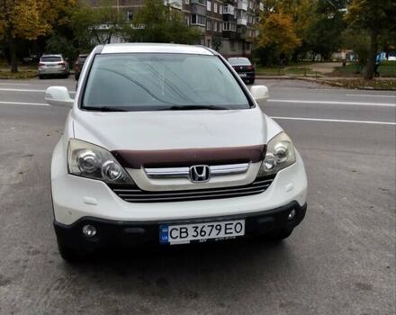 Белый Хонда СРВ, объемом двигателя 2.4 л и пробегом 216 тыс. км за 11000 $, фото 1 на Automoto.ua