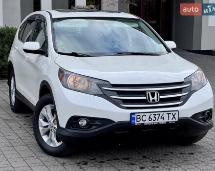 Белый Хонда СРВ, объемом двигателя 2.35 л и пробегом 167 тыс. км за 12300 $, фото 1 на Automoto.ua