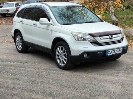Белый Хонда СРВ, объемом двигателя 2.4 л и пробегом 216 тыс. км за 11000 $, фото 1 на Automoto.ua