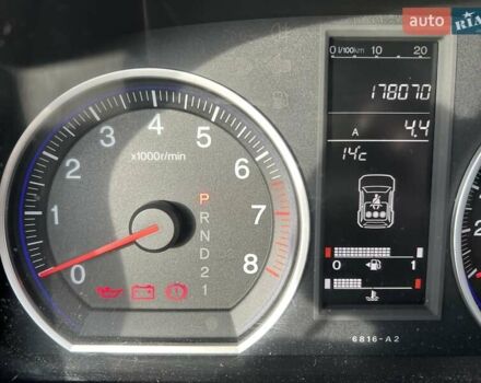 Черный Хонда СРВ, объемом двигателя 2.4 л и пробегом 178 тыс. км за 13550 $, фото 1 на Automoto.ua