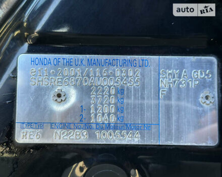 Чорний Хонда СРВ, об'ємом двигуна 2.2 л та пробігом 161 тис. км за 12999 $, фото 49 на Automoto.ua