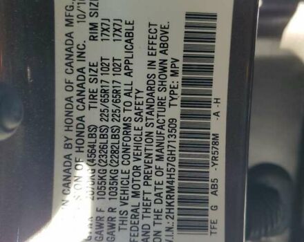 Коричневый Хонда СРВ, объемом двигателя 0 л и пробегом 161 тыс. км за 3600 $, фото 12 на Automoto.ua