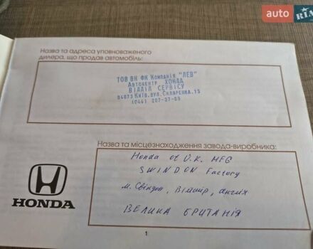 Красный Хонда СРВ, объемом двигателя 2.35 л и пробегом 206 тыс. км за 11500 $, фото 35 на Automoto.ua