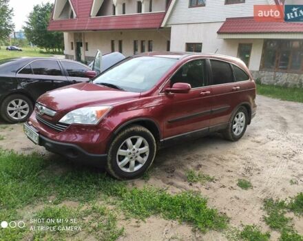 Красный Хонда СРВ, объемом двигателя 2.4 л и пробегом 204 тыс. км за 10000 $, фото 1 на Automoto.ua