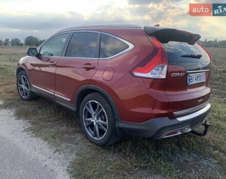 Красный Хонда СРВ, объемом двигателя 2.2 л и пробегом 210 тыс. км за 16800 $, фото 2 на Automoto.ua