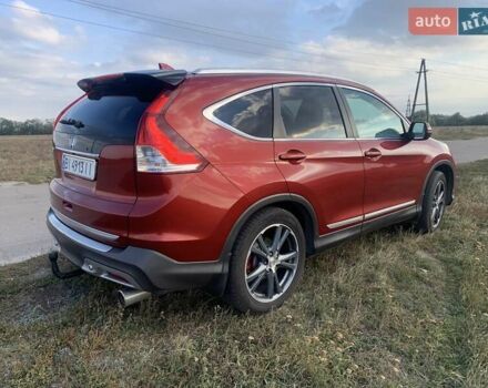 Красный Хонда СРВ, объемом двигателя 2.2 л и пробегом 210 тыс. км за 16800 $, фото 3 на Automoto.ua