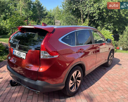Красный Хонда СРВ, объемом двигателя 2.2 л и пробегом 245 тыс. км за 16950 $, фото 5 на Automoto.ua
