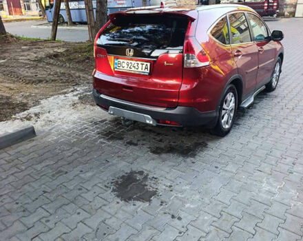 Хонда СРВ 2013 в Самборе на Automoto.ua Красный Хонда СРВ, объемом двигателя 2.2 л и пробегом 220 тыс. км за 15800 $, фото 2 на Automoto.ua