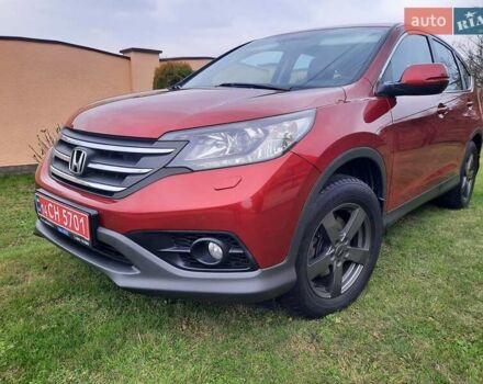 Красный Хонда СРВ, объемом двигателя 2.2 л и пробегом 206 тыс. км за 17650 $, фото 1 на Automoto.ua