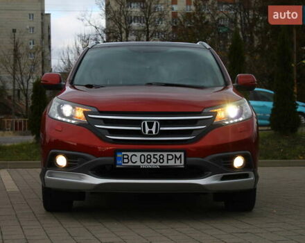 Красный Хонда СРВ, объемом двигателя 2.2 л и пробегом 183 тыс. км за 18200 $, фото 2 на Automoto.ua