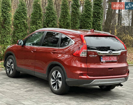 Красный Хонда СРВ, объемом двигателя 1.6 л и пробегом 238 тыс. км за 15500 $, фото 12 на Automoto.ua