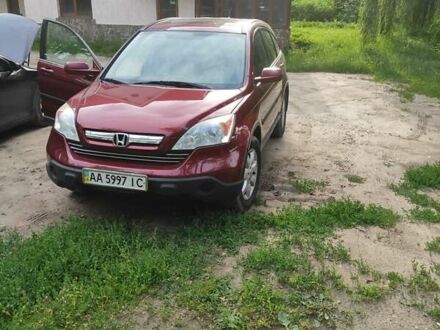 Красный Хонда СРВ, объемом двигателя 2.4 л и пробегом 204 тыс. км за 10000 $, фото 1 на Automoto.ua