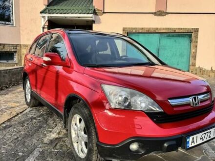 Красный Хонда СРВ, объемом двигателя 2.2 л и пробегом 351 тыс. км за 9200 $, фото 1 на Automoto.ua