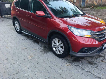 Красный Хонда СРВ, объемом двигателя 2.2 л и пробегом 220 тыс. км за 15800 $, фото 1 на Automoto.ua