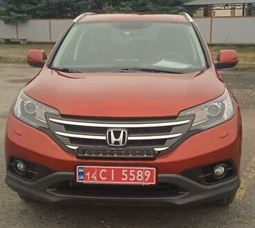 Красный Хонда СРВ, объемом двигателя 2.2 л и пробегом 209 тыс. км за 16950 $, фото 1 на Automoto.ua