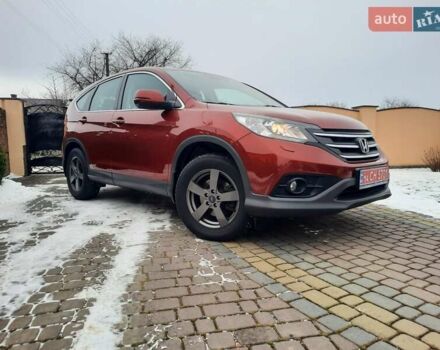 Красный Хонда СРВ, объемом двигателя 2.2 л и пробегом 206 тыс. км за 17650 $, фото 1 на Automoto.ua