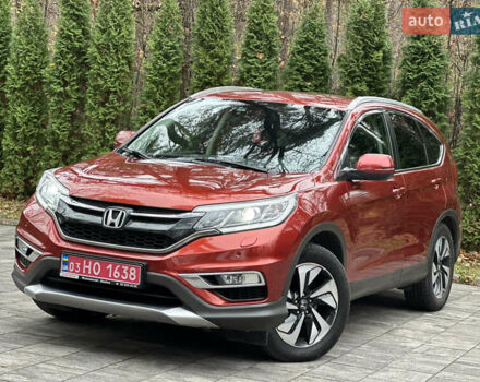 Красный Хонда СРВ, объемом двигателя 1.6 л и пробегом 238 тыс. км за 15500 $, фото 1 на Automoto.ua