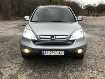 Серый Хонда СРВ, объемом двигателя 2.35 л и пробегом 192 тыс. км за 9000 $, фото 1 на Automoto.ua