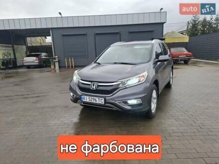 Серый Хонда СРВ, объемом двигателя 2.4 л и пробегом 192 тыс. км за 15900 $, фото 1 на Automoto.ua