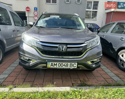 Серый Хонда СРВ, объемом двигателя 2.35 л и пробегом 124 тыс. км за 18500 $, фото 1 на Automoto.ua