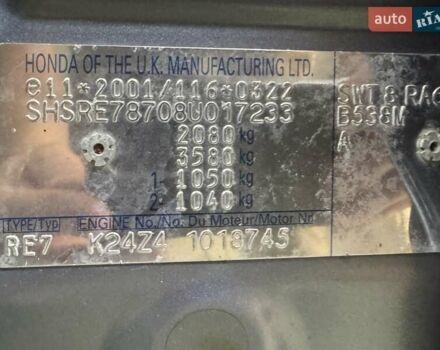 Синий Хонда СРВ, объемом двигателя 2.4 л и пробегом 165 тыс. км за 12000 $, фото 31 на Automoto.ua