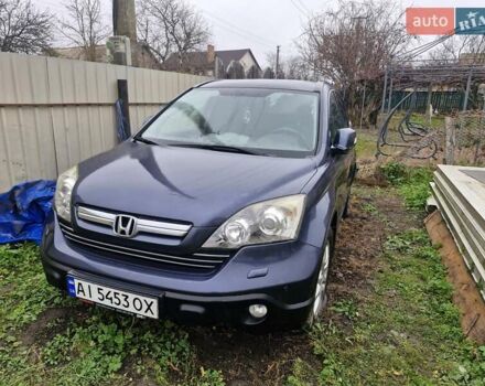 Синий Хонда СРВ, объемом двигателя 2.4 л и пробегом 222 тыс. км за 6500 $, фото 1 на Automoto.ua