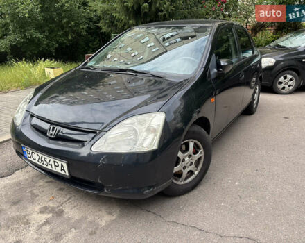 Черный Хонда Цивик, объемом двигателя 1.4 л и пробегом 191 тыс. км за 3000 $, фото 5 на Automoto.ua