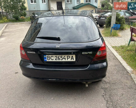 Черный Хонда Цивик, объемом двигателя 1.4 л и пробегом 191 тыс. км за 3000 $, фото 4 на Automoto.ua