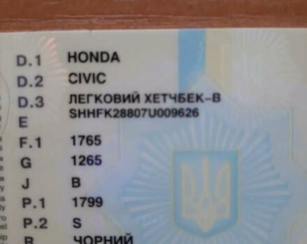 Черный Хонда Цивик, объемом двигателя 1.8 л и пробегом 202 тыс. км за 6200 $, фото 8 на Automoto.ua