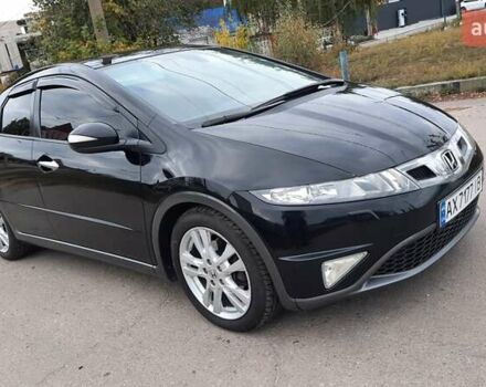 Черный Хонда Цивик, объемом двигателя 1.8 л и пробегом 95 тыс. км за 10500 $, фото 12 на Automoto.ua