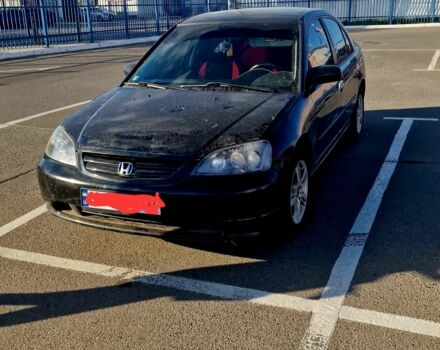 Черный Хонда Цивик, объемом двигателя 1.7 л и пробегом 250 тыс. км за 3650 $, фото 8 на Automoto.ua