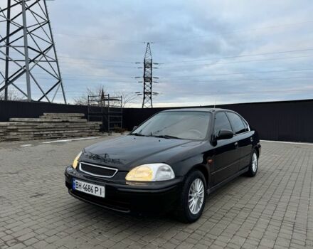 Черный Хонда Цивик, объемом двигателя 1.4 л и пробегом 80 тыс. км за 1650 $, фото 1 на Automoto.ua