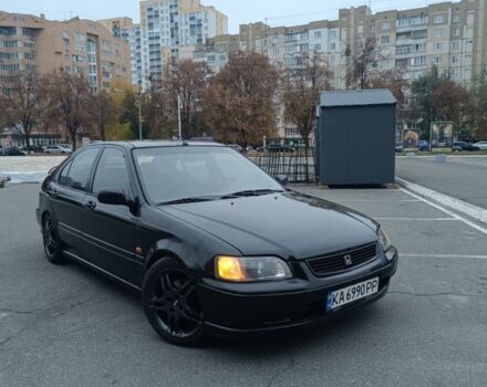 Черный Хонда Цивик, объемом двигателя 1.4 л и пробегом 380 тыс. км за 2000 $, фото 1 на Automoto.ua