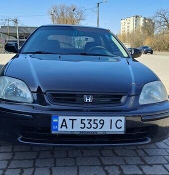 Черный Хонда Цивик, объемом двигателя 1.4 л и пробегом 378 тыс. км за 3350 $, фото 1 на Automoto.ua