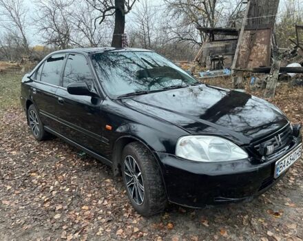 Черный Хонда Цивик, объемом двигателя 1.4 л и пробегом 355 тыс. км за 2800 $, фото 1 на Automoto.ua