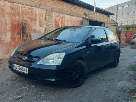 Черный Хонда Цивик, объемом двигателя 1.4 л и пробегом 320 тыс. км за 3000 $, фото 1 на Automoto.ua