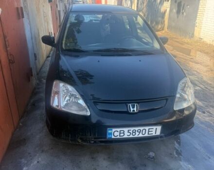 Черный Хонда Цивик, объемом двигателя 1.7 л и пробегом 260 тыс. км за 3000 $, фото 1 на Automoto.ua