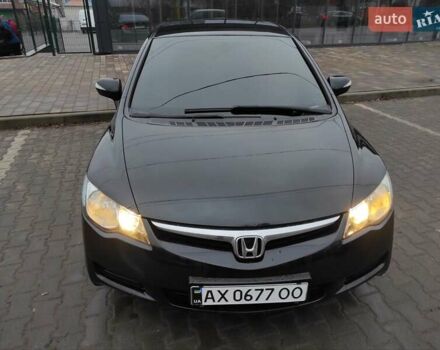 Черный Хонда Цивик, объемом двигателя 1.8 л и пробегом 202 тыс. км за 6600 $, фото 1 на Automoto.ua