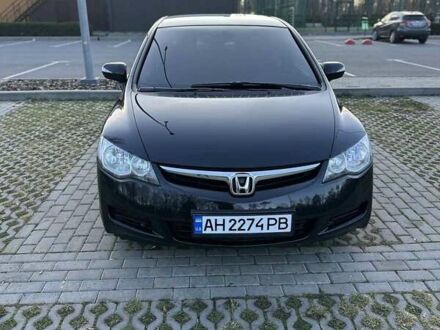 Черный Хонда Цивик, объемом двигателя 1.8 л и пробегом 183 тыс. км за 6500 $, фото 1 на Automoto.ua
