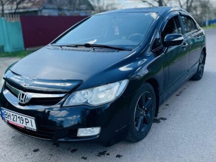 Хонда Цивик 2008 в Подольск (Котовск) на Automoto.ua Черный Хонда Цивик, объемом двигателя 1.8 л и пробегом 195 тыс. км за 6700 $, фото 1 на Automoto.ua