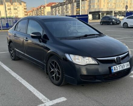 Черный Хонда Цивик, объемом двигателя 1.8 л и пробегом 201 тыс. км за 4500 $, фото 1 на Automoto.ua