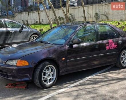 Фиолетовый Хонда Цивик, объемом двигателя 1.49 л и пробегом 413 тыс. км за 2700 $, фото 3 на Automoto.ua