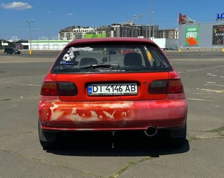 Красный Хонда Цивик, объемом двигателя 1.3 л и пробегом 390 тыс. км за 2300 $, фото 4 на Automoto.ua