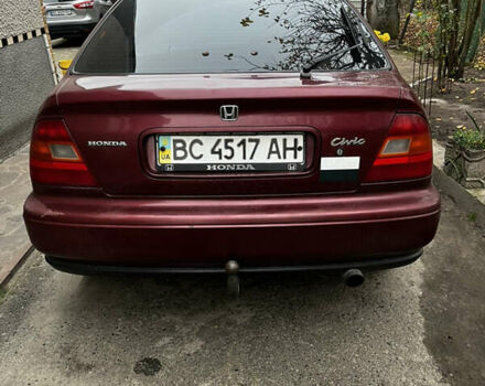 Красный Хонда Цивик, объемом двигателя 1.4 л и пробегом 329 тыс. км за 2300 $, фото 4 на Automoto.ua