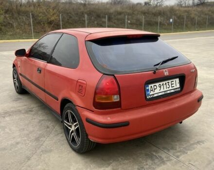 Червоний Хонда Сівік, об'ємом двигуна 1.3 л та пробігом 250 тис. км за 1999 $, фото 4 на Automoto.ua