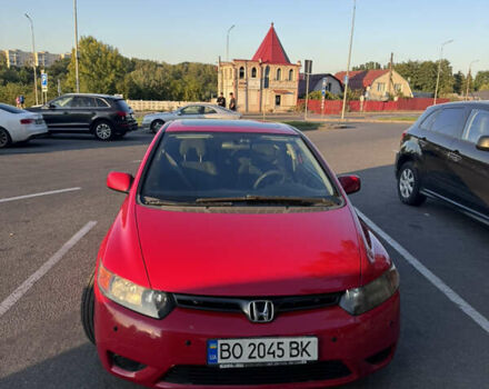 Красный Хонда Цивик, объемом двигателя 1.8 л и пробегом 186 тыс. км за 5850 $, фото 2 на Automoto.ua