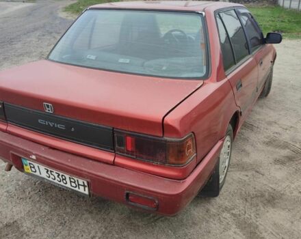 Красный Хонда Цивик, объемом двигателя 1.4 л и пробегом 200 тыс. км за 1150 $, фото 4 на Automoto.ua