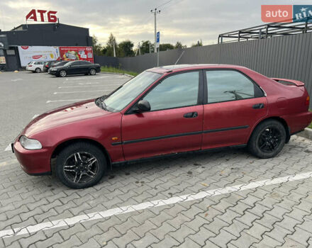 Красный Хонда Цивик, объемом двигателя 1.5 л и пробегом 401 тыс. км за 2500 $, фото 5 на Automoto.ua