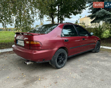 Красный Хонда Цивик, объемом двигателя 1.5 л и пробегом 401 тыс. км за 2500 $, фото 9 на Automoto.ua